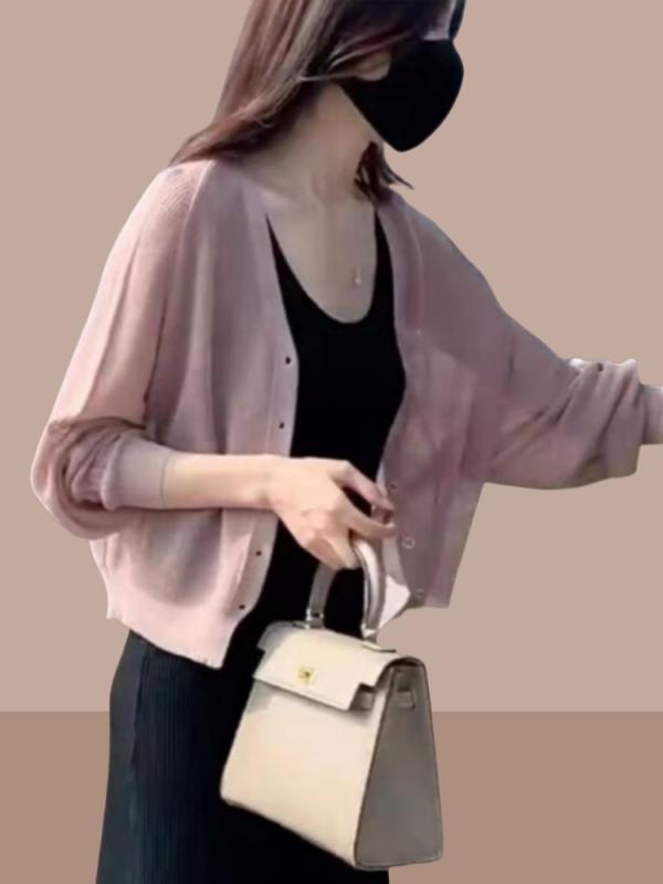 Rakuten - 秋服 レディース ファッション オシャレ カワイイ シンプル 大人カワイイ 大きいサイズ ニットカーディガン ジャケット 秋 アウター ショール サスペンダー スカート トップス 日焼け防止 薄手 シャツ