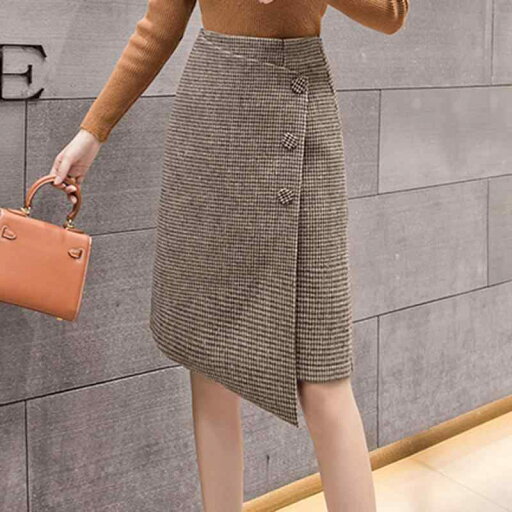 秋服 レディース ファッション オシャレ カワイイ シンプル 大人カワイイ 大きいサイズ ウール スカート 春秋冬 ハイウエスト スリット Aライン ヒップ ミドル丈 秋服 レディース ファッション オシャレ カワイイ シンプル 大人カワイイ 大きいサイズ ウール スカート 春秋冬 ハイウエスト スリット Aライン ヒップ ミドル丈