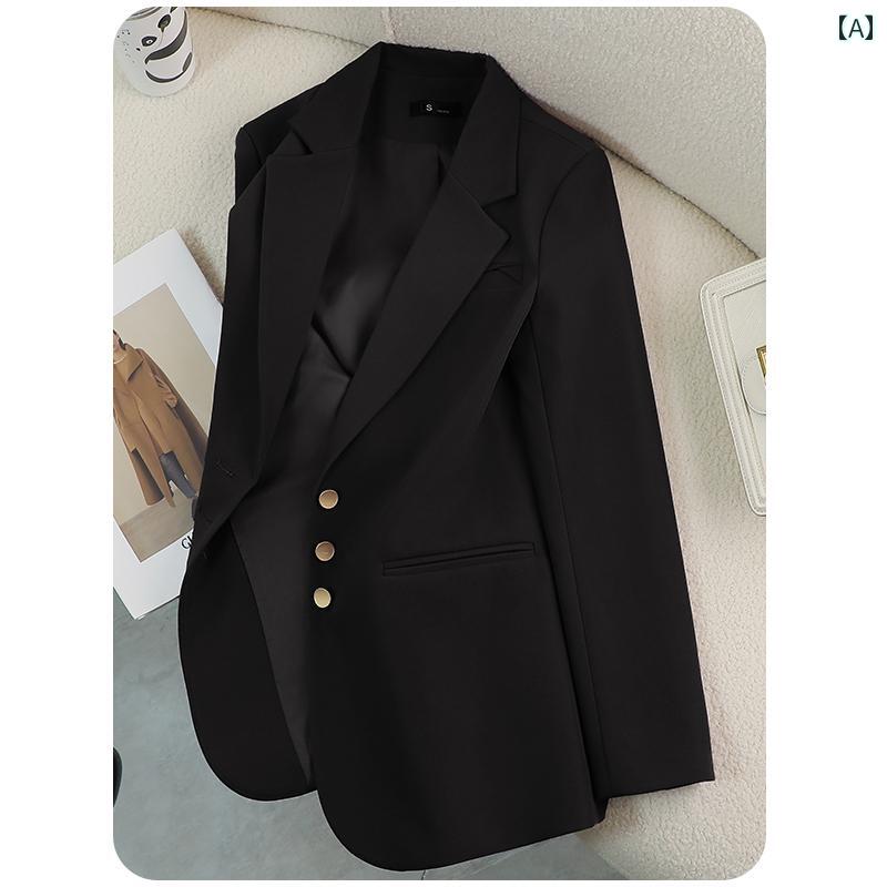 秋服 レディース ファッション オシャレ カワイイ シンプル 大人カワイイ 大きいサイズ エコ レザー 秋 ハイエンド カジュアル トップス スーツ スタイル