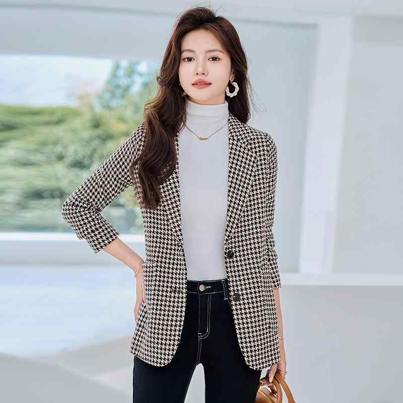 秋服 レディース ファッション オシャレ カワイイ シンプル 大人カワイイ 大きいサイズ スーツ スタイル ジャケット 秋 韓国ファッション カジュアル トップス ハイエンド