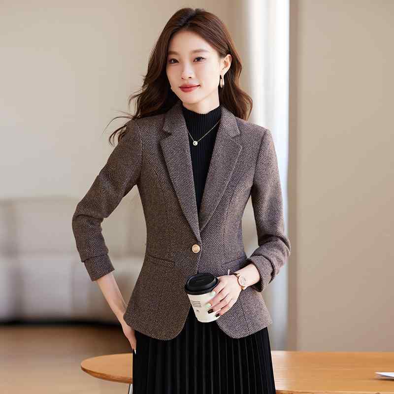 秋服 レディース ファッション オシャレ カワイイ シンプル 大人カワイイ 大きいサイズ コート 秋冬 厚手 ウール トップス スリム 通勤 ウェア スーツ ス...