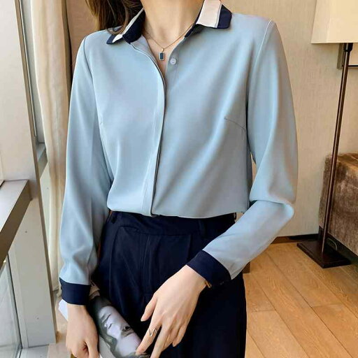 秋服 レディース ファッション オシャレ カワイイ シンプル 大人カワイイ 大きいサイズ シフォン シャツ 秋 フォーマル トップス OL ビジネス 通勤 ウェア 長袖 インナー シャツ 秋服 レディース ファッション オシャレ カワイイ シンプル 大人カワイイ 大きいサイズ シフォン シャツ 秋 フォーマル トップス OL ビジネス 通勤 ウェア 長袖 インナー シャツ