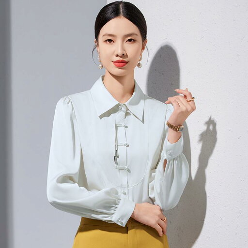 秋服 レディース ファッション オシャレ カワイイ シンプル 大人カワイイ 大きいサイズ 白 シフォン シャツ マネージャー サテン シャツ スーツ スタイル 秋服 レディース ファッション オシャレ カワイイ シンプル 大人カワイイ 大きいサイズ 白 シフォン シャツ マネージャー サテン シャツ スーツ スタイル