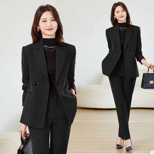 秋服 レディース ファッション オシャレ カワイイ シンプル 大人カワイイ 大きいサイズ ジャケット 単品 黒 スーツ スタイル 秋冬 ハイエンド フォーマル ジャケット マネージャー 秋服 レディース ファッション オシャレ カワイイ シンプル 大人カワイイ 大きいサイズ ジャケット 単品 黒 スーツ スタイル 秋冬 ハイエンド フォーマル ジャケット マネージャー