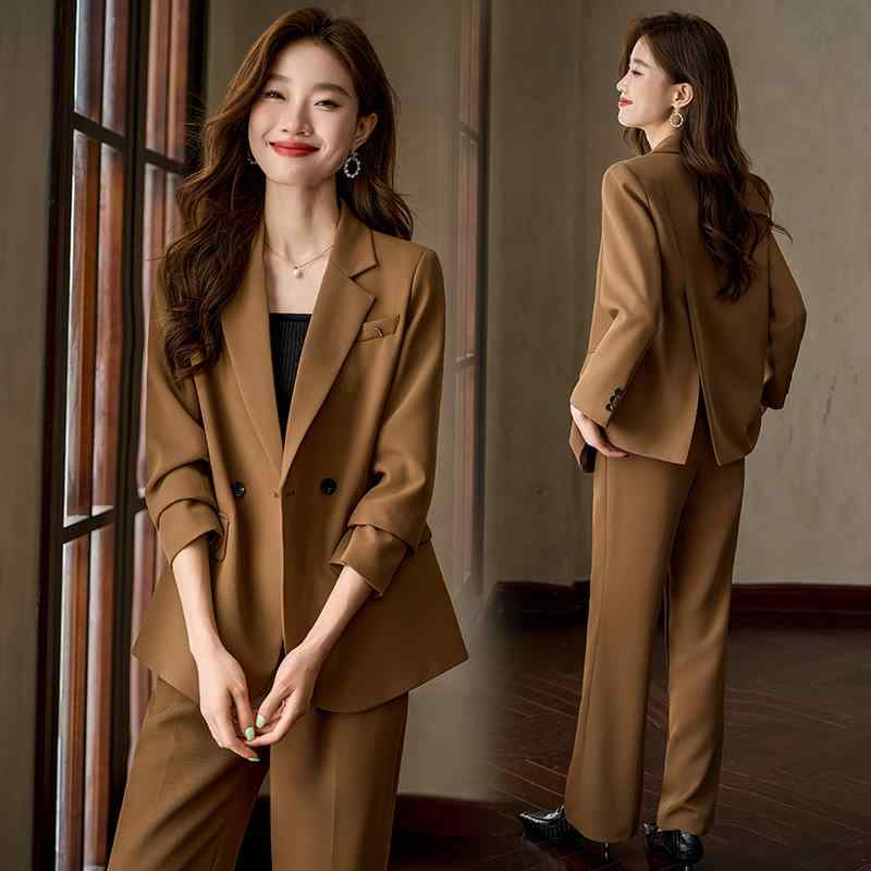 乐天商城 - 秋服 レディース ファッション オシャレ カワイイ シンプル 大人カワイイ 大きいサイズ ジャケット 単品 ハイエンド スーツ スタイル 通勤 ウェア ゆったり カジュアル ジャケット