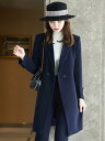 秋服 レディース ファッション オシャレ カワイイ シンプル 大人カワイイ 大きいサイズ ジャケット 単品 ウインドブレーカー 秋冬 ミドル丈 スーツ スタイル...