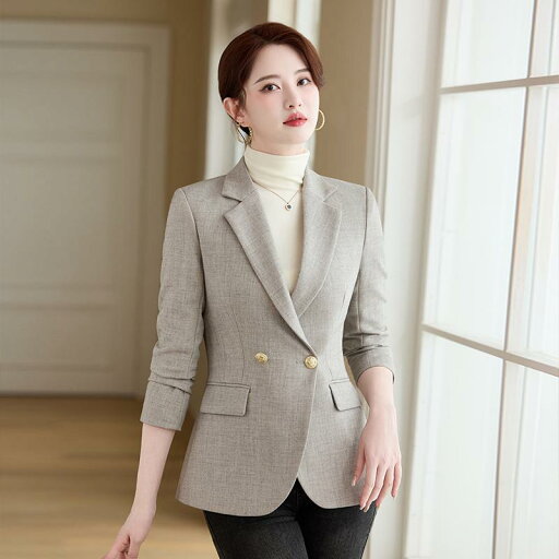 秋服 レディース ファッション オシャレ カワイイ シンプル 大人カワイイ 大きいサイズ ジャケット 単品 グレー スーツ スタイル ジャケット 秋冬 スリム ハイエンド カジュアル トップス 秋服 レディース ファッション オシャレ カワイイ シンプル 大人カワイイ 大きいサイズ ジャケット 単品 グレー スーツ スタイル ジャケット 秋冬 スリム ハイエンド カジュアル トップス