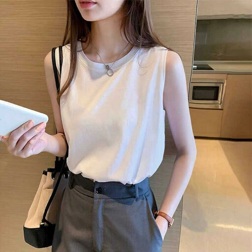 秋服 レディース ファッション オシャレ カワイイ シンプル 大人カワイイ 大きいサイズ ノースリーブ シンプル 秋 キャミソール 韓国ファッション 白 T シャツ 秋服 レディース ファッション オシャレ カワイイ シンプル 大人カワイイ 大きいサイズ ノースリーブ シンプル 秋 キャミソール 韓国ファッション 白 T シャツ