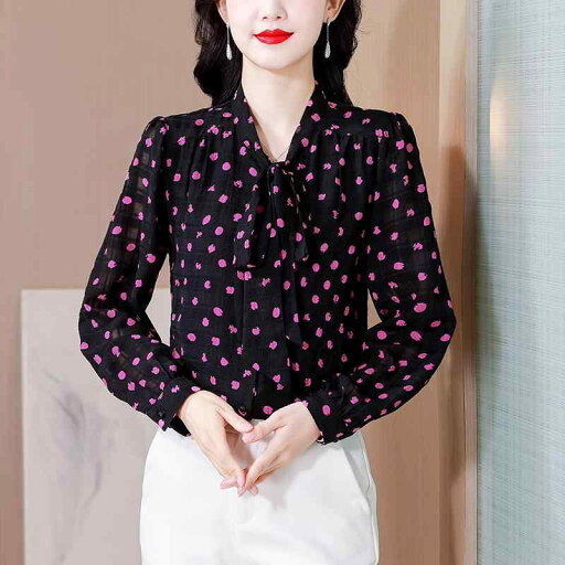 秋服 レディース ファッション オシャレ カワイイ シンプル 大人カワイイ 大きいサイズ レトロ プリント 長袖 シャツ スリム 秋 スリムフィット トップス 秋服 レディース ファッション オシャレ カワイイ シンプル 大人カワイイ 大きいサイズ レトロ プリント 長袖 シャツ スリム 秋 スリムフィット トップス