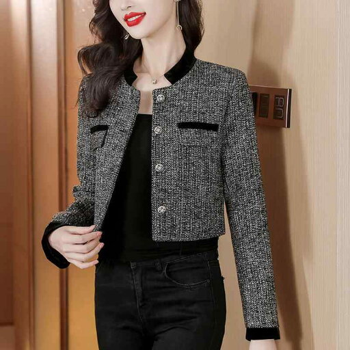 秋服 レディース ファッション オシャレ カワイイ シンプル 大人カワイイ 大きいサイズ 秋 ジャケット スタイル スリム ハイエンド カーディガン トップス 秋服 レディース ファッション オシャレ カワイイ シンプル 大人カワイイ 大きいサイズ 秋 ジャケット スタイル スリム ハイエンド カーディガン トップス