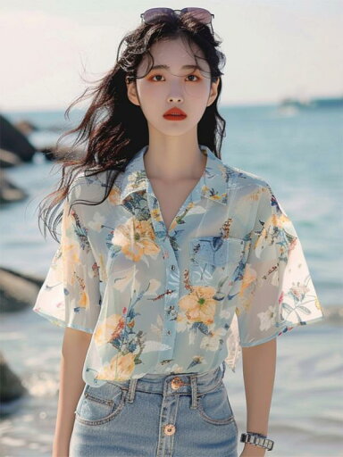 秋服 レディース ファッション オシャレ カワイイ シンプル 大人カワイイ 大きいサイズ シャツ ハイエンド 花 トップス 秋服 レディース ファッション オシャレ カワイイ シンプル 大人カワイイ 大きいサイズ シャツ ハイエンド 花 トップス
