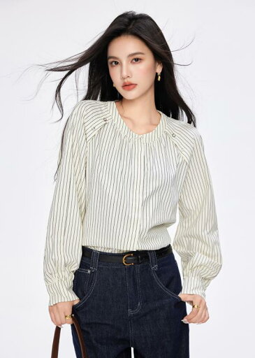 秋服 レディース ファッション オシャレ カワイイ シンプル 大人カワイイ 大きいサイズ シンプル ストライプ シャツ 秋 長袖 シャツ 秋服 レディース ファッション オシャレ カワイイ シンプル 大人カワイイ 大きいサイズ シンプル ストライプ シャツ 秋 長袖 シャツ