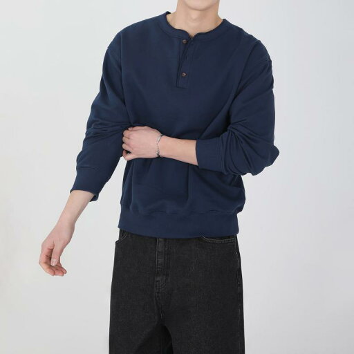 秋冬 メンズ 服 シンプル ファッション オシャレ 大人 かっこいい 大きいサイズ ストリート 紳士服 ヘンリー カラー T シャツ 秋 長袖 アメリカン レトロ カジュアル プルオーバー スウェット シャツ 秋冬 メンズ 服 シンプル ファッション オシャレ 大人 かっこいい 大きいサイズ ストリート 紳士服 ヘンリー カラー T シャツ 秋 長袖 アメリカン レトロ カジュアル プルオーバー スウェット シャツ