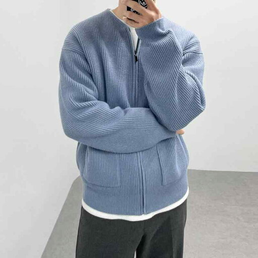秋冬 メンズ 服 シンプル ファッション オシャレ 大人 かっこいい 大きいサイズ ストリート 紳士服 秋 無地 ニット カーディガン ジャケット ジッパー セーター レトロ カジュアル 秋冬 メンズ 服 シンプル ファッション オシャレ 大人 かっこいい 大きいサイズ ストリート 紳士服 秋 無地 ニット カーディガン ジャケット ジッパー セーター レトロ カジュアル
