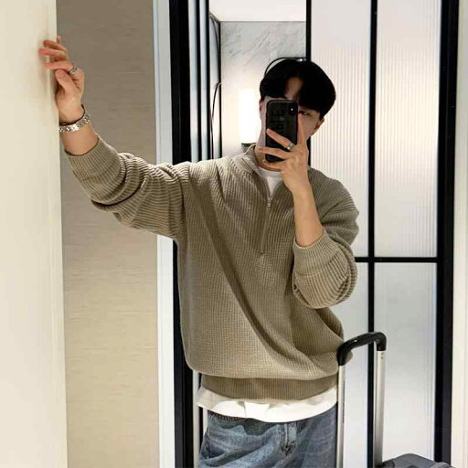 秋冬 メンズ 服 シンプル ファッション オシャレ 大人 かっこいい 大きいサイズ ストリート 紳士服 ハーフ ジップ セーター 韓国スタイル ゆったり スタンドカラー セーター 秋冬 シンプル 無地 ジャケット 秋冬 メンズ 服 シンプル ファッション オシャレ 大人 かっこいい 大きいサイズ ストリート 紳士服 ハーフ ジップ セーター 韓国スタイル ゆったり スタンドカラー セーター 秋冬 シンプル 無地 ジャケット