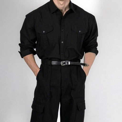 秋冬 メンズ 服 シンプル ファッション オシャレ 大人 かっこいい 大きいサイズ ストリート 紳士服 長袖 日 防止 シャツ 秋 ブラック ハイエンド ダブル ポケット カジュアル ワーク シャツ ジャケット 秋冬 メンズ 服 シンプル ファッション オシャレ 大人 かっこいい 大きいサイズ ストリート 紳士服 長袖 日 防止 シャツ 秋 ブラック ハイエンド ダブル ポケット カジュアル ワーク シャツ ジャケット