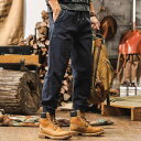 秋冬 メンズ 服 シンプル ファッション オシャレ 大人 かっこいい 大きいサイズ ストリート 紳士服 アメリカン レトロ ワークウェア パンツ ゆったり 秋 カジュアル