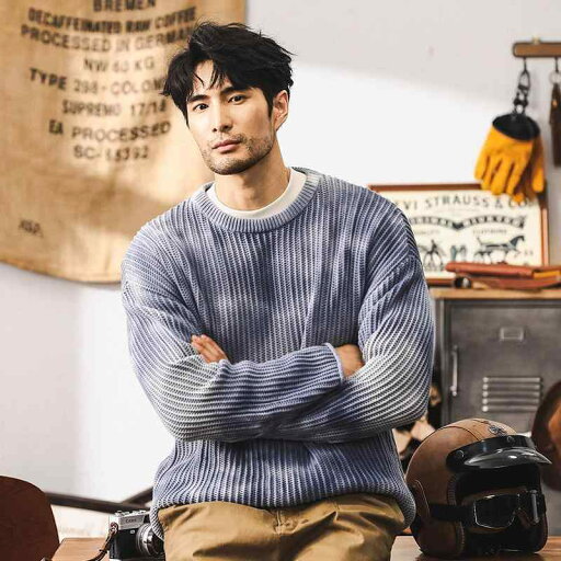 秋冬 メンズ 服 シンプル ファッション オシャレ 大人 かっこいい 大きいサイズ ストリート 紳士服 冬 アメリカン レトロ セーター 厚手 グラデーション 秋 ライン 秋冬 メンズ 服 シンプル ファッション オシャレ 大人 かっこいい 大きいサイズ ストリート 紳士服 冬 アメリカン レトロ セーター 厚手 グラデーション 秋 ライン