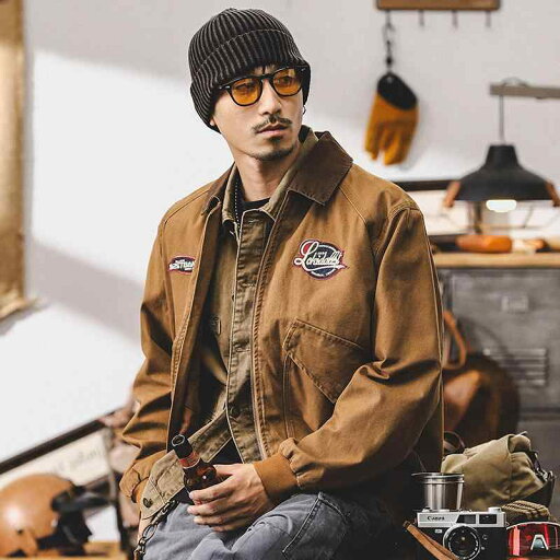 秋冬 メンズ 服 シンプル ファッション オシャレ 大人 かっこいい 大きいサイズ ストリート 紳士服 アメリカン クラシック レトロ ワークウェア ジャケット 春 秋 カジュアル ボンバー 秋冬 メンズ 服 シンプル ファッション オシャレ 大人 かっこいい 大きいサイズ ストリート 紳士服 アメリカン クラシック レトロ ワークウェア ジャケット 春 秋 カジュアル ボンバー