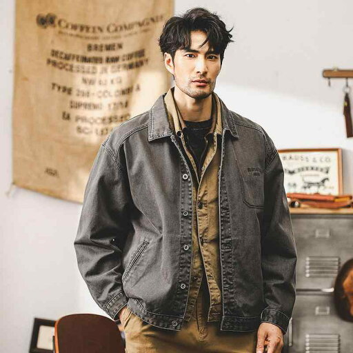 秋冬 メンズ 服 シンプル ファッション オシャレ 大人 かっこいい 大きいサイズ ストリート 紳士服 秋 アメリカン レトロ デニム ジャケット ウォッシュ アンド ウェア ワークウェア 秋冬 メンズ 服 シンプル ファッション オシャレ 大人 かっこいい 大きいサイズ ストリート 紳士服 秋 アメリカン レトロ デニム ジャケット ウォッシュ アンド ウェア ワークウェア