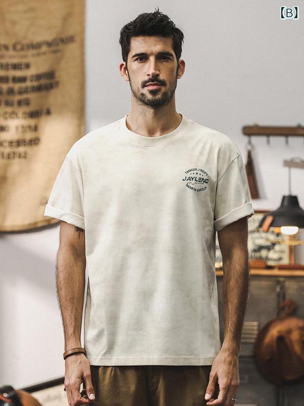 秋冬 メンズ 服 シンプル ファッション オシャレ 大人 かっこいい 大きいサイズ ストリート 紳士服 半袖 アメリカン T シャツ カジュアル トップス 秋