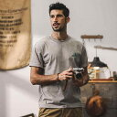 秋冬 メンズ 服 シンプル ファッション オシャレ 大人 かっこいい 大きいサイズ ストリート 紳士服 アメリカン レトロ ウォッシュ T シャツ 半袖 秋 マウンテン トップス