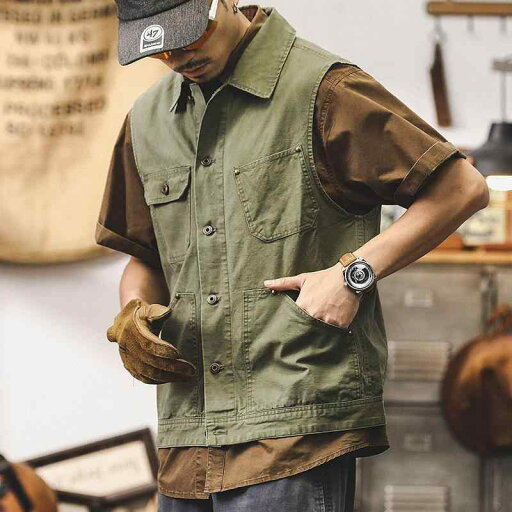 秋冬 メンズ 服 シンプル ファッション オシャレ 大人 かっこいい 大きいサイズ ストリート 紳士服 アメリカン レトロ ワーク ベスト アウトドア ハンティング ジャケット 多機能 マルチ ポケット 秋冬 メンズ 服 シンプル ファッション オシャレ 大人 かっこいい 大きいサイズ ストリート 紳士服 アメリカン レトロ ワーク ベスト アウトドア ハンティング ジャケット 多機能 マルチ ポケット