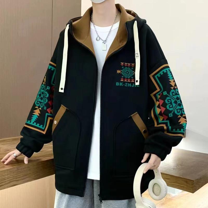 秋冬 メンズ 服 シンプル ファッション オシャレ 大人 かっこいい 大きいサイズ ストリート 紳士服 ジャケット フード付き カジュアル 秋 ジャケット