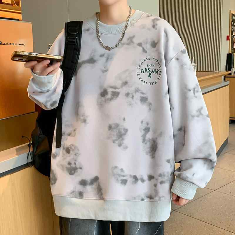 秋冬 メンズ 服 シンプル ファッション オシャレ 大人 かっこいい 大きいサイズ ストリート 紳士服 長袖 T シャツ ラウンドネック スウェット ゆったり トップス