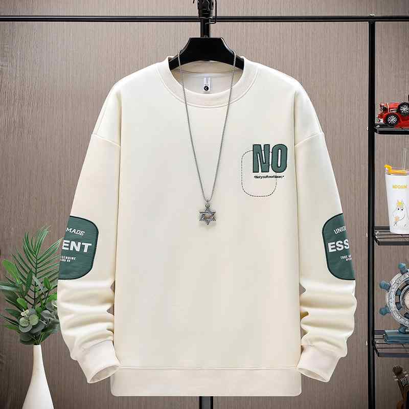 秋冬 メンズ 服 シンプル ファッション オシャレ 大人 かっこいい 大きいサイズ ストリート 紳士服 青 春秋 トレーナー 長袖 T シャツ