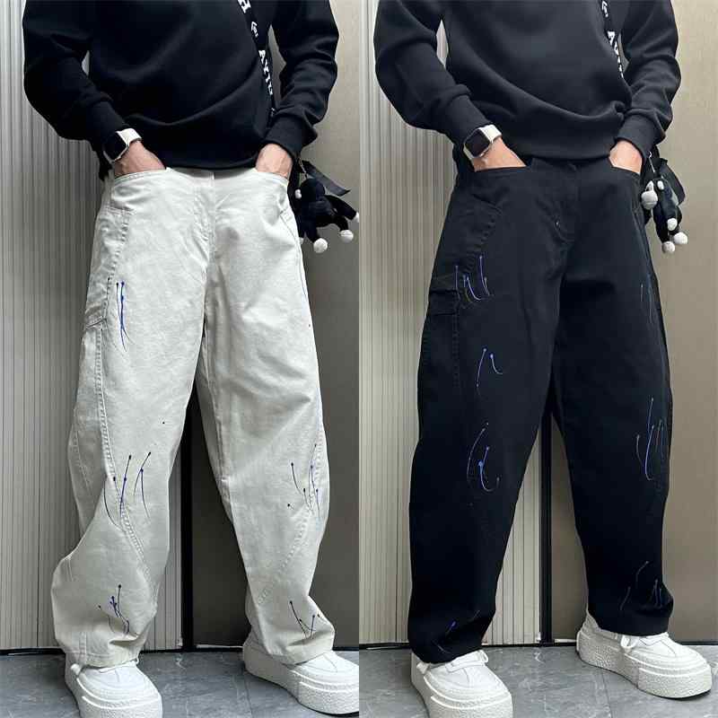 秋冬 メンズ 服 シンプル ファッション オシャレ 大人 かっこいい 大きいサイズ ストリート 紳士服 クー アメリカン ストレート レッグ パンツ 秋冬 ゆったり レトロ カジュアル