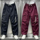 秋冬 メンズ 服 シンプル ファッション オシャレ 大人 かっこいい 大きいサイズ ストリート 紳士服 ダブルプリーツ ポケット ストラップ 秋 ワイド レッグ ストレート パンツ カジュアル