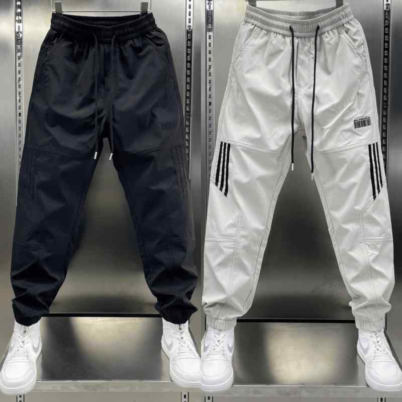 秋冬 メンズ 服 シンプル ファッション オシャレ 大人 かっこいい 大きいサイズ ストリート 紳士服 ストライプ ステッチ ズボン 秋 カジュアル スポーツ パンツ