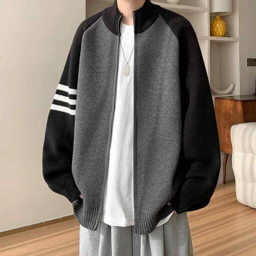 秋冬 メンズ 服 シンプル ファッション オシャレ 大人 かっこいい 大きいサイズ ストリート 紳士服 カラー ブロック カーディガン セーター 秋冬 アメリカン カップル ダブル ジッパー ジャケット 秋冬 メンズ 服 シンプル ファッション オシャレ 大人 かっこいい 大きいサイズ ストリート 紳士服 カラー ブロック カーディガン セーター 秋冬 アメリカン カップル ダブル ジッパー ジャケット
