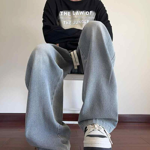 秋冬 メンズ 服 シンプル ファッション オシャレ 大人 かっこいい 大きいサイズ ストリート 紳士服 アメリカン レトロ ジーンズ ストレート レッグ ワイド パンツ ストリート 秋冬 メンズ 服 シンプル ファッション オシャレ 大人 かっこいい 大きいサイズ ストリート 紳士服 アメリカン レトロ ジーンズ ストレート レッグ ワイド パンツ ストリート