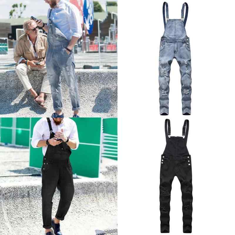 メンズ オーバーオール パンツ 長ズボン ロングパンツ デニム