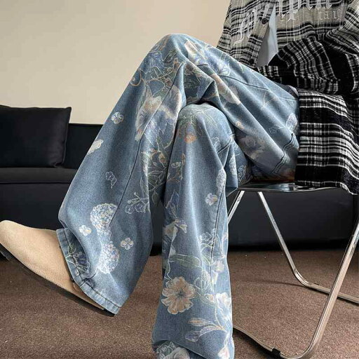 秋冬 メンズ 服 シンプル ファッション オシャレ 大人 かっこいい 大きいサイズ ストリート 紳士服 花柄 ジーンズ 春秋 アメリカン ストリート ストレート パンツ カジュアル ワイド レッグ 秋冬 メンズ 服 シンプル ファッション オシャレ 大人 かっこいい 大きいサイズ ストリート 紳士服 花柄 ジーンズ 春秋 アメリカン ストリート ストレート パンツ カジュアル ワイド レッグ
