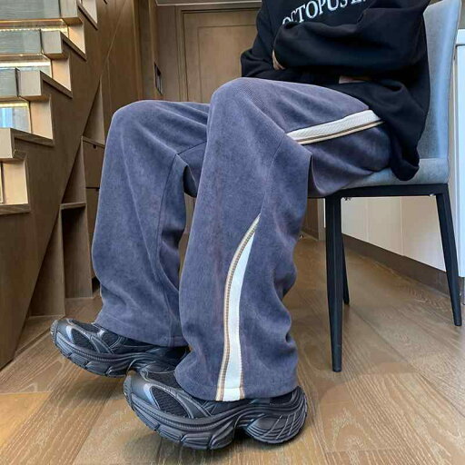 秋冬 メンズ 服 シンプル ファッション オシャレ 大人 かっこいい 大きいサイズ ストリート 紳士服 ウェビング ヨーロピアン コットン パンツ アメリカン カジュアル ストレート ワイド レッグ スポーツ 秋冬 メンズ 服 シンプル ファッション オシャレ 大人 かっこいい 大きいサイズ ストリート 紳士服 ウェビング ヨーロピアン コットン パンツ アメリカン カジュアル ストレート ワイド レッグ スポーツ