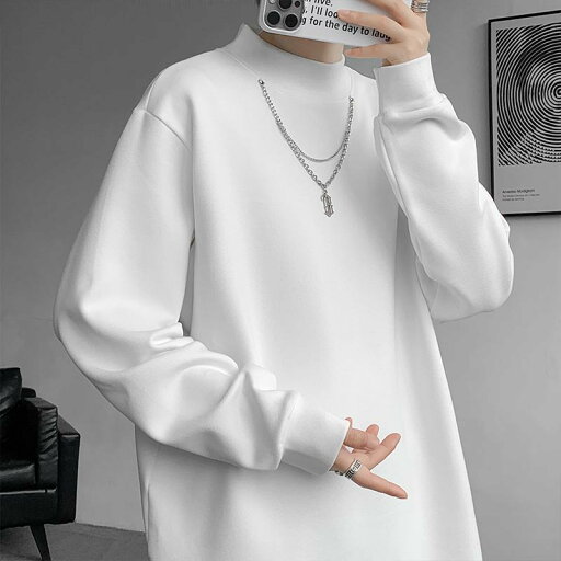 秋冬 メンズ 服 シンプル ファッション オシャレ 大人 かっこいい 大きいサイズ ストリート 紳士服 ネックレス 装飾 シャツ 秋冬 アメリカン インナー T アウトドア 秋冬 メンズ 服 シンプル ファッション オシャレ 大人 かっこいい 大きいサイズ ストリート 紳士服 ネックレス 装飾 シャツ 秋冬 アメリカン インナー T アウトドア