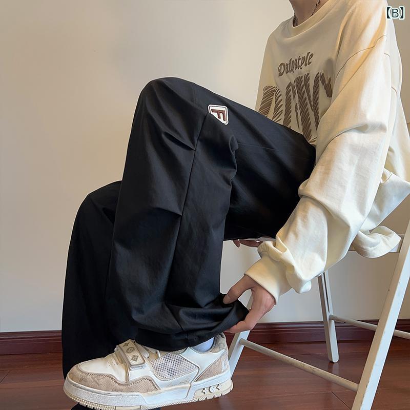 秋冬 メンズ 服 シンプル ファッション オシャレ 大人 かっこいい 大きいサイズ ストリート 紳士服 ポケット カーゴ 秋 アメリカン ワイド レッグ パンツ ストレート カジュアル