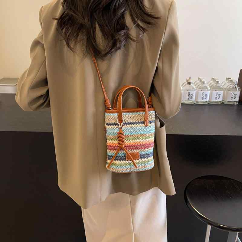 レディース 鞄 カバン バック ファッション オシャレ アイテム 小物 夏 ハンドバッグ ストライプ スト..