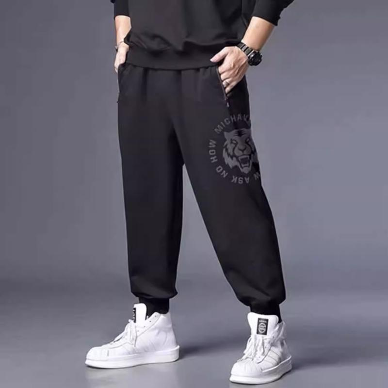 秋冬 コーデ メンズ 服 シンプル ファッション オシャレ 大人 かっこいい 大きいサイズ ストリート 紳士服 ズボン ゆったり スウェット パンツ カジュアル スポーツ パンツ