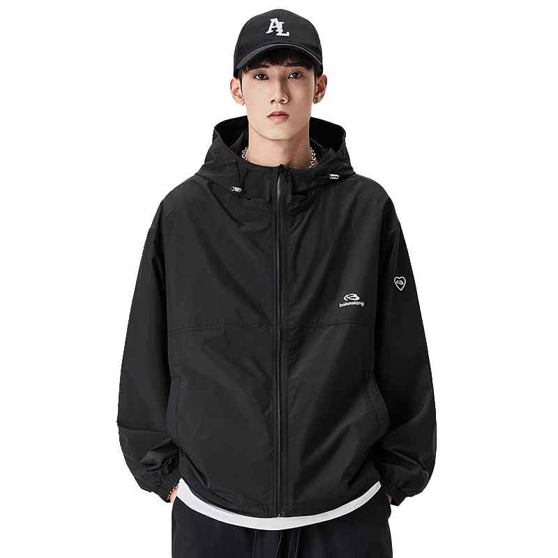 秋冬 コーデ メンズ 服 シンプル ファッション オシャレ 大人 かっこいい 大きいサイズ ストリート 紳士服 アウトドア 日焼け防止 服 UPF 50 フード付き 速乾 クール ジャケット