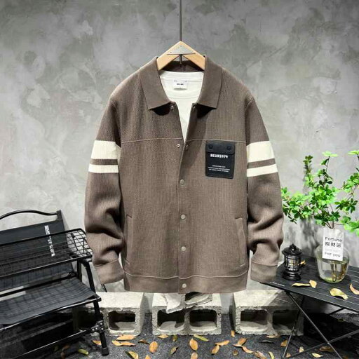 秋冬 コーデ メンズ 服 シンプル ファッション オシャレ 大人 かっこいい 大きいサイズ ストリート 紳士服 レトロ アメリカン セーター カーディガン ストライプ カジュアル ジャケット 秋冬 コーデ メンズ 服 シンプル ファッション オシャレ 大人 かっこいい 大きいサイズ ストリート 紳士服 レトロ アメリカン セーター カーディガン ストライプ カジュアル ジャケット
