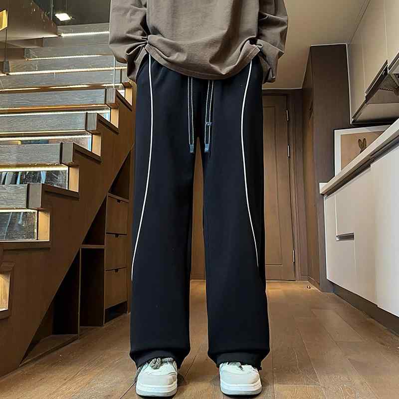 秋　冬 コーデ メンズ 服 シンプル ファッション オシャレ 大人 かっこいい 大きいサイズ ストリート 紳士服 アメリカン カジュアル パンツ スウェット