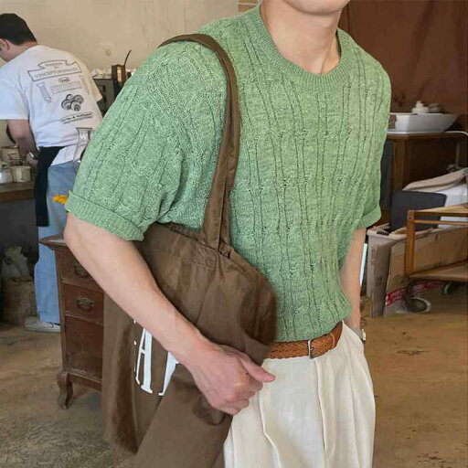秋冬 コーデ メンズ 服 シンプル ファッション オシャレ 大人 かっこいい 大きいサイズ ストリート 紳士服 半袖 T シャツ 薄手 シンプル 快適 通気性 ラウンドネック ニット トップス 秋冬 コーデ メンズ 服 シンプル ファッション オシャレ 大人 かっこいい 大きいサイズ ストリート 紳士服 半袖 T シャツ 薄手 シンプル 快適 通気性 ラウンドネック ニット トップス