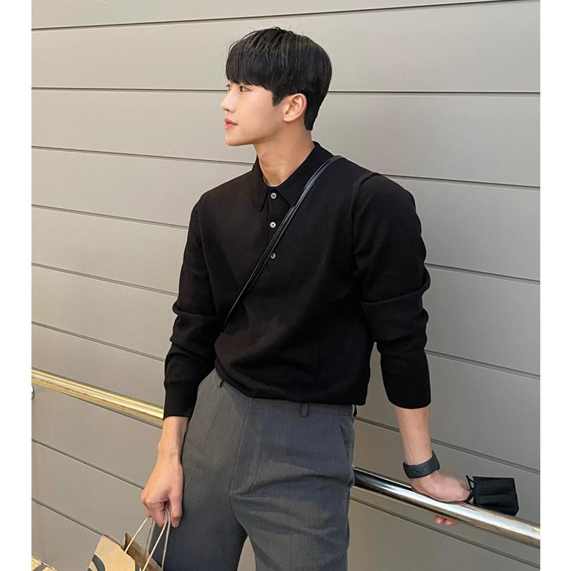 秋冬 コーデ メンズ 服 シンプル ファッション オシャレ 大人 かっこいい 大きいサイズ ストリート 紳士服 ハイエンド セーター 韓国スタイル ジャケット