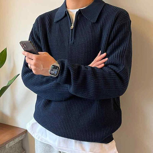秋冬 コーデ メンズ 服 シンプル ファッション オシャレ 大人 かっこいい 大きいサイズ ストリート 紳士服 ハーフ ジップセーター ハイエンド セーター 韓国スタイル カジュアル ジャケット 秋冬 コーデ メンズ 服 シンプル ファッション オシャレ 大人 かっこいい 大きいサイズ ストリート 紳士服 ハーフ ジップセーター ハイエンド セーター 韓国スタイル カジュアル ジャケット
