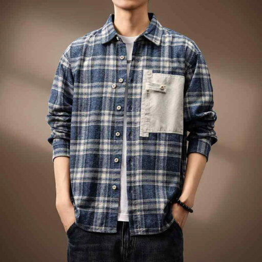 秋冬 コーデ メンズ 服 シンプル ファッション オシャレ 大人 かっこいい 大きいサイズ ストリート 紳士服 ハイエンド アメリカン レトロ ポケット チェック柄 シャツ コットン 長袖 ジャケット 秋冬 コーデ メンズ 服 シンプル ファッション オシャレ 大人 かっこいい 大きいサイズ ストリート 紳士服 ハイエンド アメリカン レトロ ポケット チェック柄 シャツ コットン 長袖 ジャケット