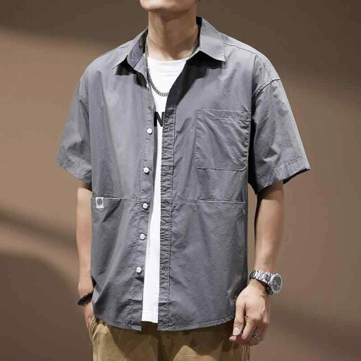 秋冬 コーデ メンズ 服 シンプル ファッション オシャレ 大人 かっこいい 大きいサイズ ストリート 紳士服 アメリカン 薄手 半袖 シャツ 着 カジュアル マルチ ポケット シャツ 秋冬 コーデ メンズ 服 シンプル ファッション オシャレ 大人 かっこいい 大きいサイズ ストリート 紳士服 アメリカン 薄手 半袖 シャツ 着 カジュアル マルチ ポケット シャツ